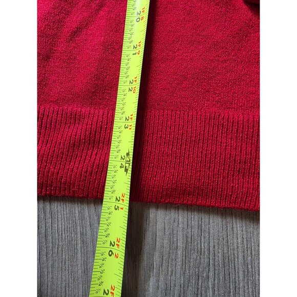 Vintage Sag Harbor Womans Super Soft Red Pullover Sweater 2X - Picture 5 of 7
